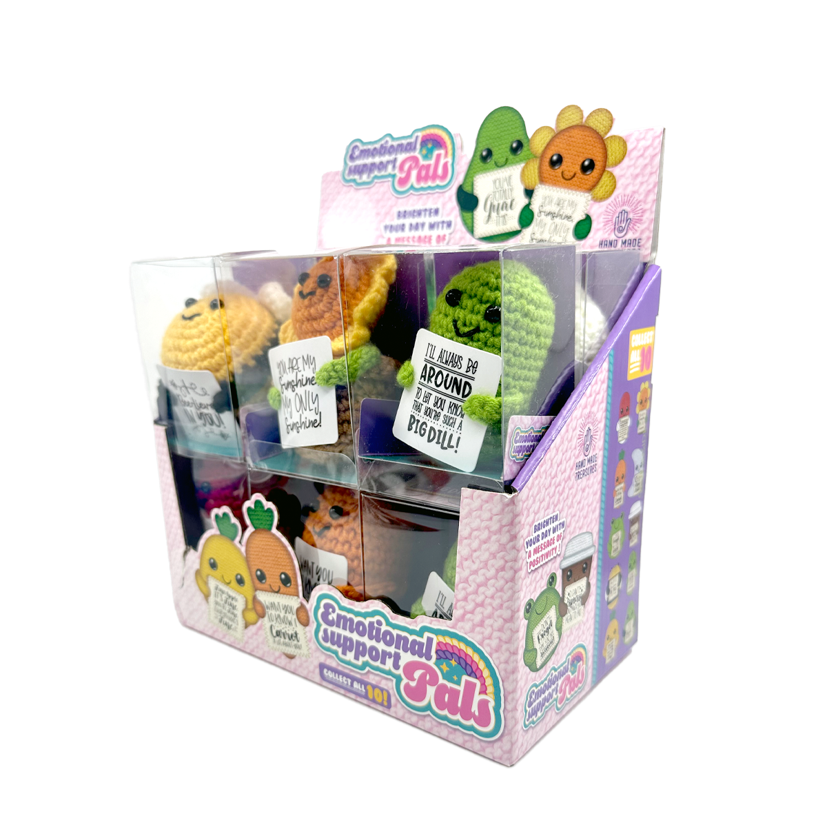 Emotional Support Keepsake Crochet Plush Pals - 12 Pieces Per