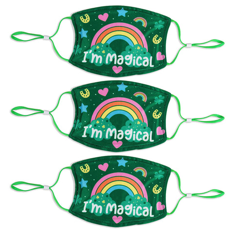 Adult St. Patrick's Day 3 Pack Mask Set - I'm Magical