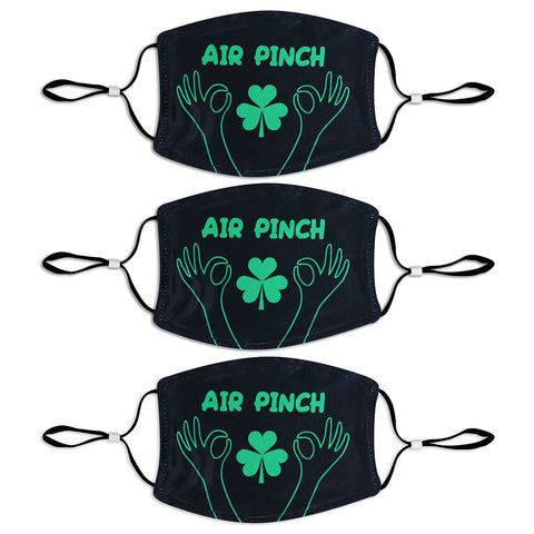 Adult St. Patrick's Day 3 Pack Mask Set - Air Pinch