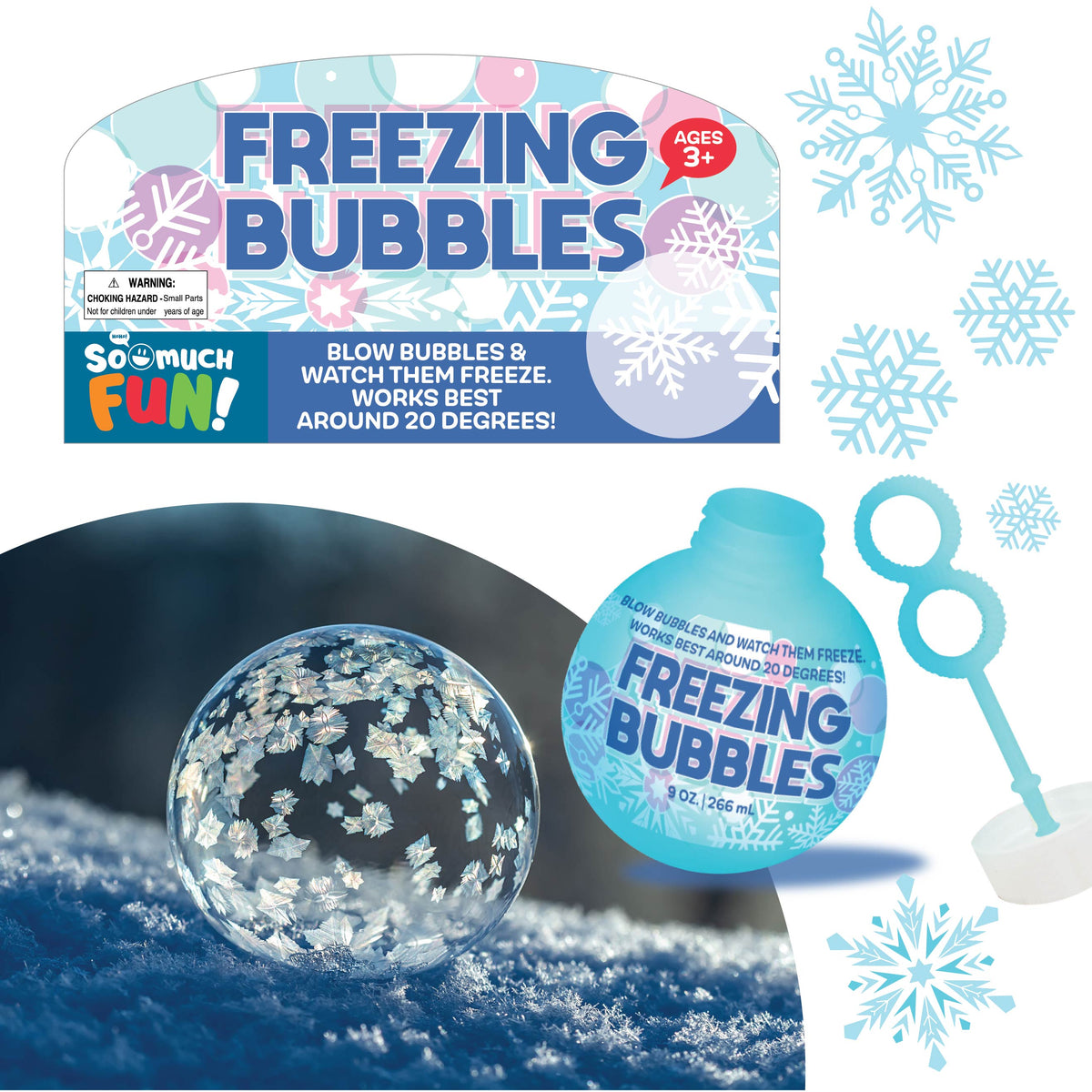 ITEM NUMBER 024083 FREEZING BUBBLES 12 PIECES PER PACK Kipp Brothers