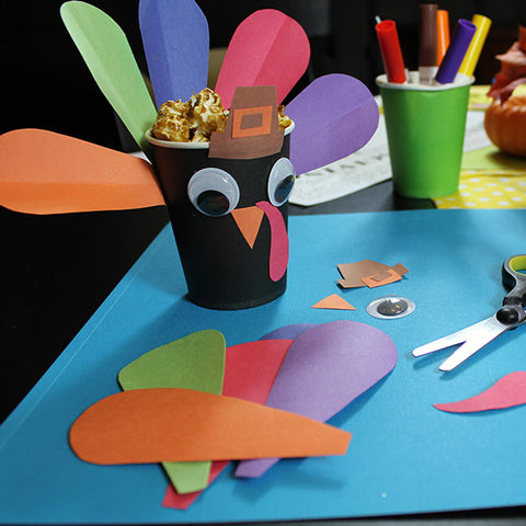 Turkey Treat Cup Craft Downloadable Template