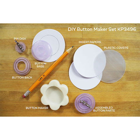 DIY Button Maker Set Class Pack