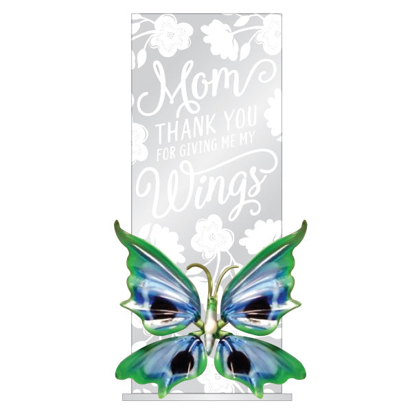 Thank You for Wings Large Glass Figurine