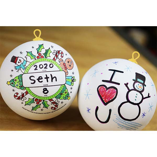 DIY Holiday Ball Ornaments