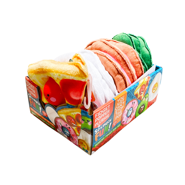Fidget Pop Plush Toy - 12 Pieces Per Retail Ready Display 22864