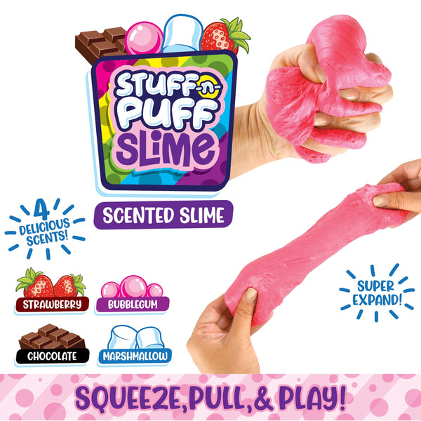 Stuff-N-Puff Scented Slime - 12 Pieces Per Retail Ready Display 22897