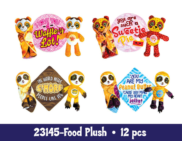 Blanket Plush Floor Display Assortment Floor Display - 36 Pieces Per Retail Ready Display 88399