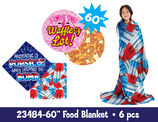 Blanket Plush Floor Display Assortment Floor Display - 36 Pieces Per Retail Ready Display 88399