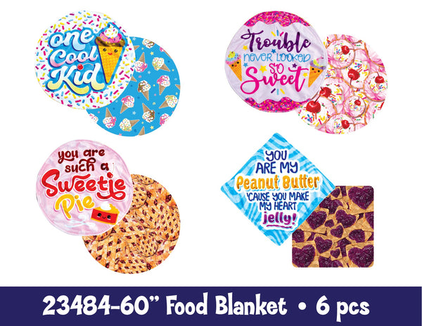 Blanket Plush Floor Display Assortment Floor Display - 36 Pieces Per Retail Ready Display 88399