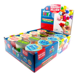 Squish Jellies Toy Assortment - 12 Pieces Per Retail Ready Display 24718