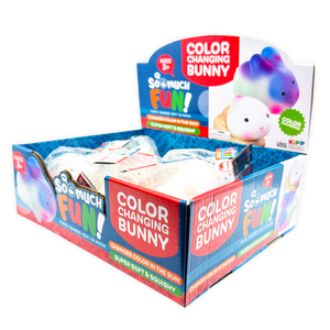 Squish and Squeeze Color Changing Bunny - 12 Pieces Per Retail Ready Display 24766