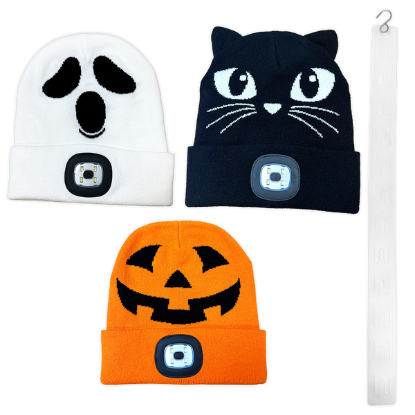 LED Halloween Hats 6 Pieces Per Retail Ready Display 24804