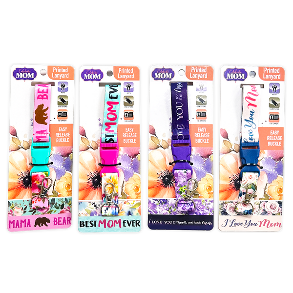 Mother's Day Celebrate Mom Assortment Floor Display - 72 Pieces Per Retail Ready Floor Display 88525