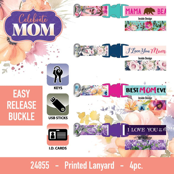 Mother's Day Celebrate Mom Assortment Floor Display - 72 Pieces Per Retail Ready Floor Display 88525
