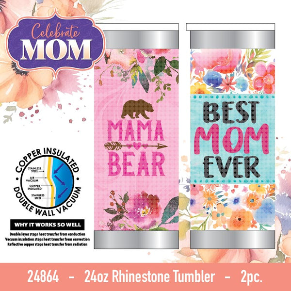 Mother's Day Celebrate Mom Assortment Floor Display - 72 Pieces Per Retail Ready Floor Display 88525