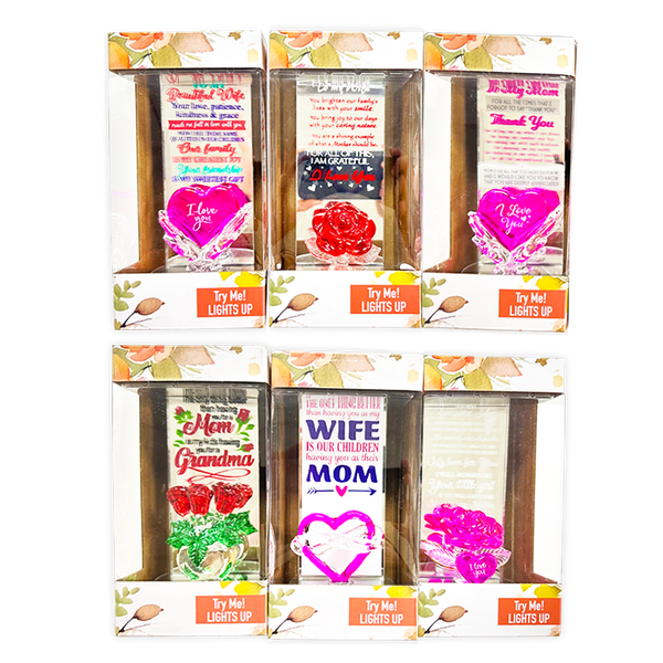 Mother's Day Celebrate Mom Assortment Floor Display - 72 Pieces Per Retail Ready Floor Display 88525