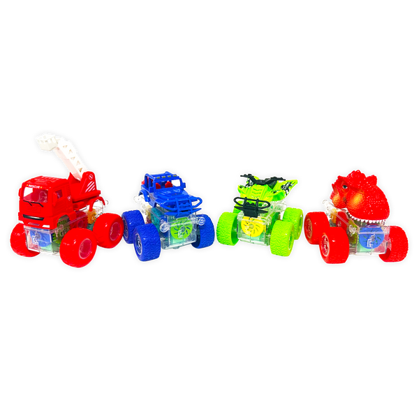 Friction Toy Car Light Up Assortment - 12 Pieces Per Retail Ready Display 24887