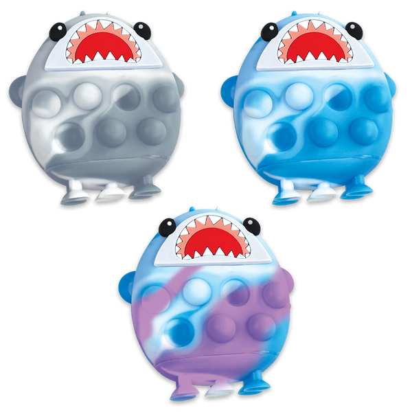 Fidget Pop Shark Ball Toy - 12 Pieces Per Retail Ready Display 25004