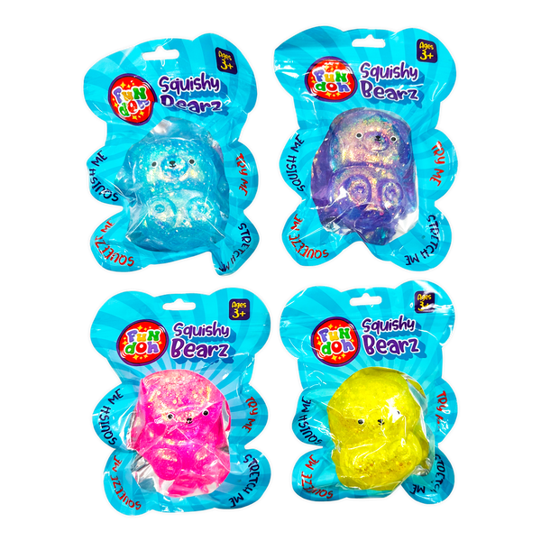 Squish and Squeeze Gummy Bear Toy - 12 Pieces Per Retail Ready Display 25031