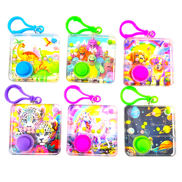 Aqua Ring Water Toss Game Keychain - 12 Pieces Per Retail Ready Display 25068