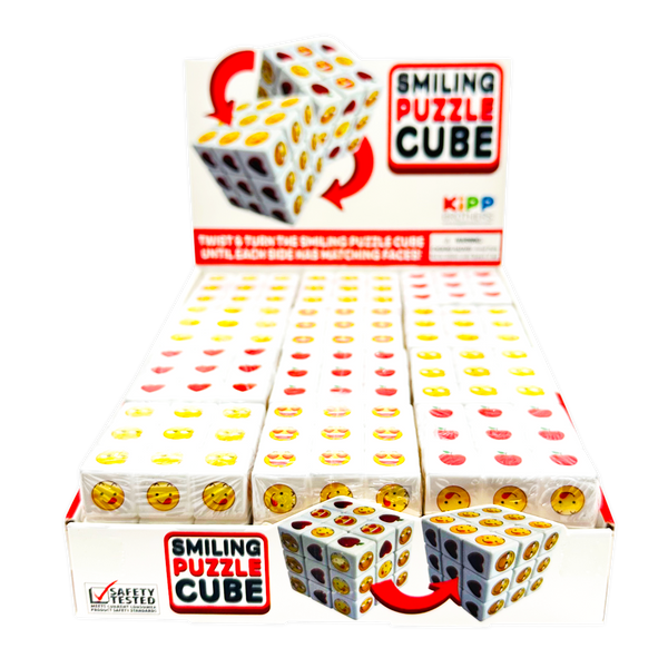 Smile Puzzle Cubes (12 Per Pack)