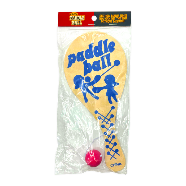 Classic Paddle Ball Game (12 Per Pack)