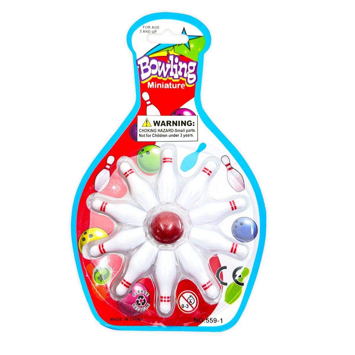 Mini Bowling Game (12 Per Pack)