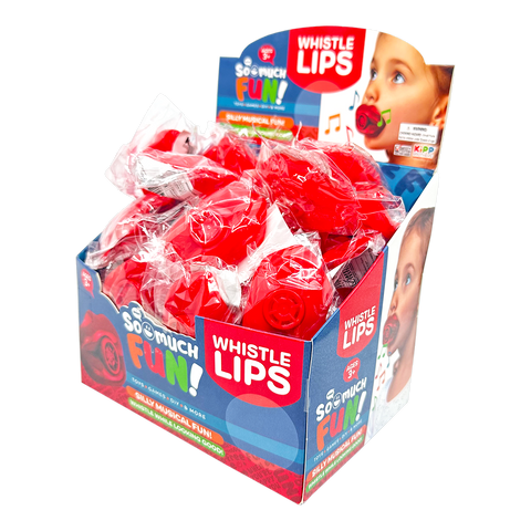 Red Whistle Lips - 48 Per Retail Ready Display 25128