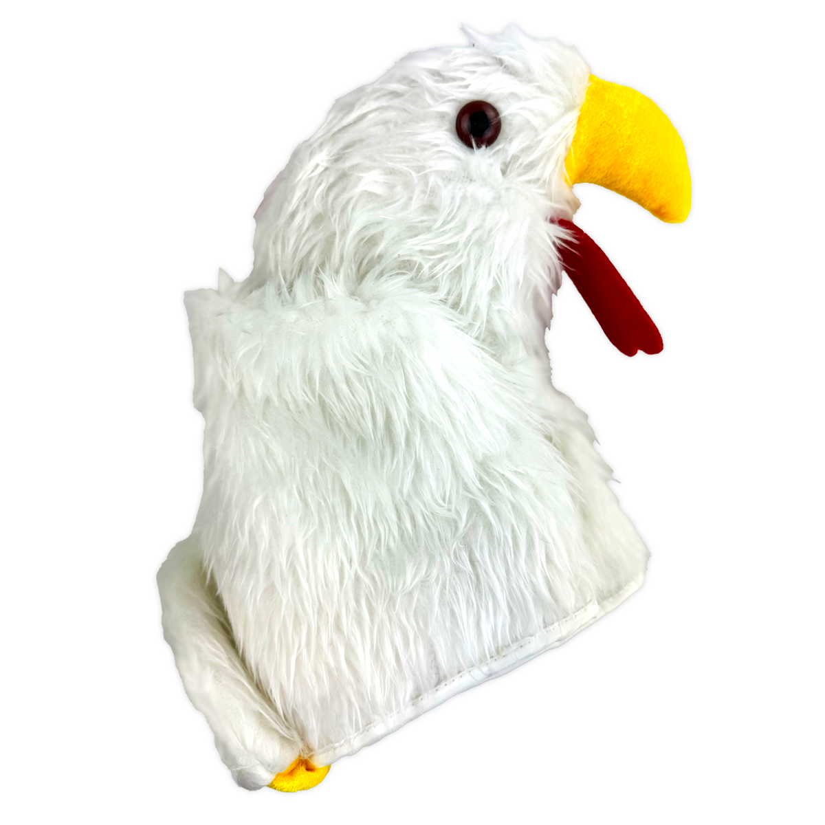 Plush Chicken Hat (6 Per Pack)