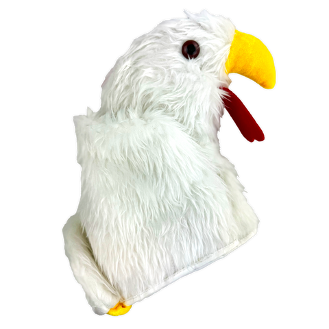 Plush Chicken Hat (6 Per Pack)