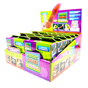 Fidget Space Worm Toy - 12 Pieces Per Retail Ready Display 25246