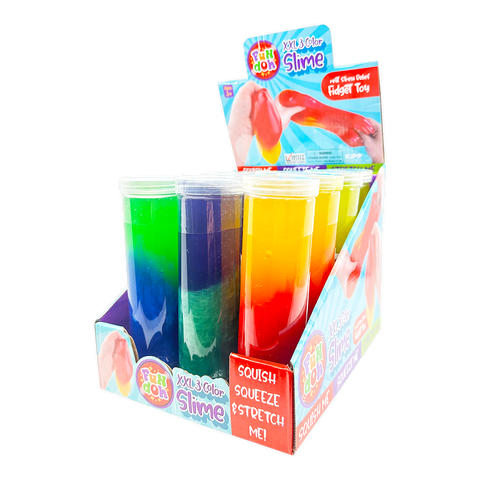 Fun Doh XXL 3-Color Slime - 12 Pieces Per Retail Ready Display 25261