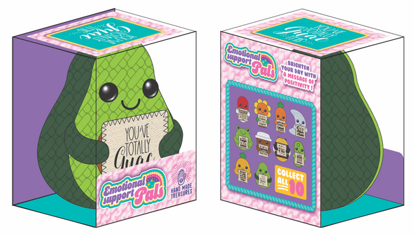 Emotional Support Keepsake Crochet Plush Pals - 12 Pieces Per Retail Ready Display 25287