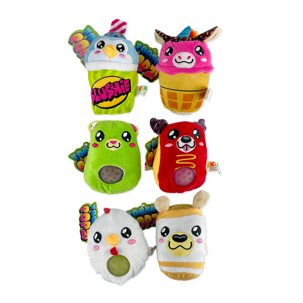 Foodie Popz Squeeze Toy - 6 Pieces Per Retail Ready Display 25320