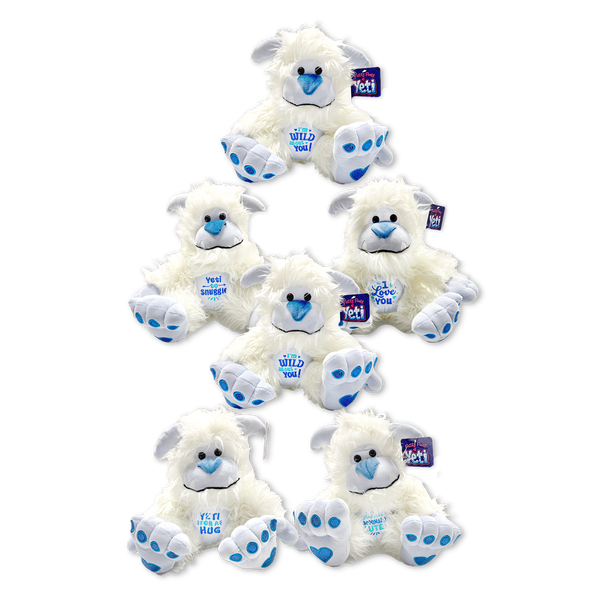 Plush Snow Yeti - 6 Pieces Per Pack 25402