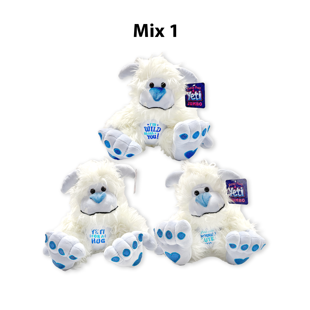 Jumbo Plush Snow Yeti - 3 Pieces Per Pack 25487 – Kipp Brothers