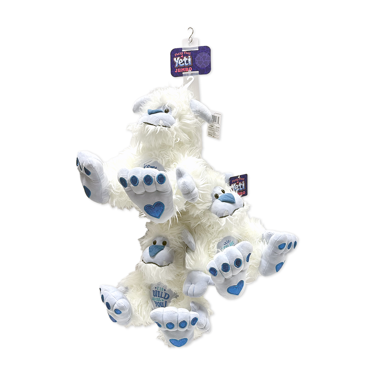 Jumbo Plush Snow Yeti - 3 Pieces Per Pack 25487