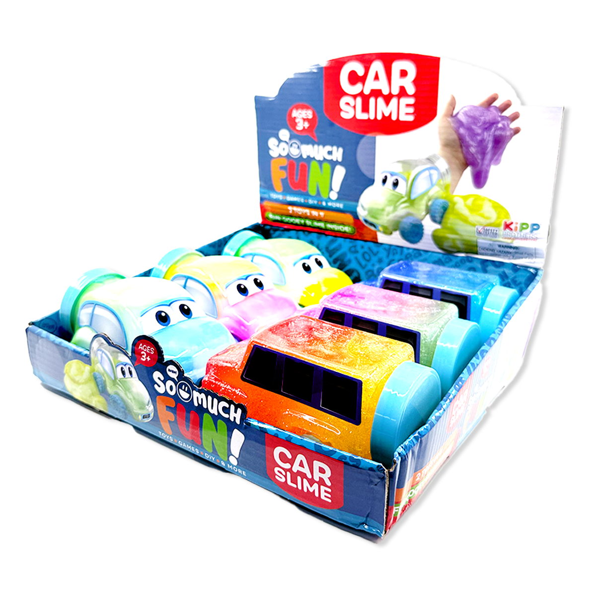 Car Slime - 6 Pieces Per Retail Ready Display 25556