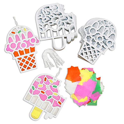DIY Suncatcher Paper Crafts - Select Your Style - 24 Pieces Per Pack