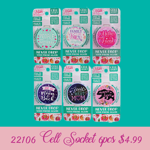 Mother's Day Celebrate Mom Assortment Floor Display - 46 Pieces Per Retail Ready Floor Display 88310