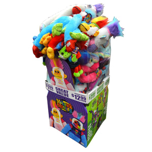 Plush Mohawk Monkey Assorted Floor Display - 30 Pieces Per Retail Ready Display 88378