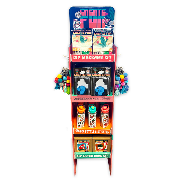 Boho Inspired Create Fun Assorted Floor Display - 56 Pieces Per Retail Ready Display 88483B