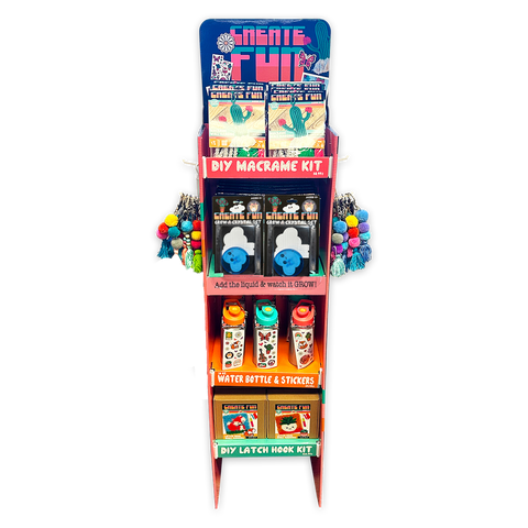 Boho Inspired Create Fun Assorted Floor Display - 56 Pieces Per Retail Ready Display 88483B