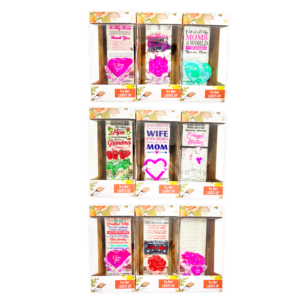 Mother's Day Celebrate Mom Assortment Floor Display - 102 Pieces Per Retail Ready Floor Display 88516