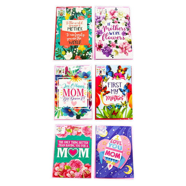 Mother's Day Celebrate Mom Assortment Floor Display - 102 Pieces Per Retail Ready Floor Display 88516