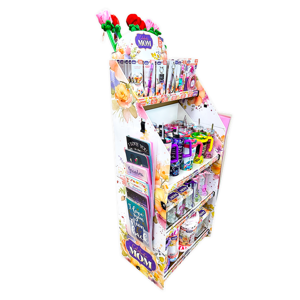 Mother's Day Celebrate Mom Assortment Floor Display - 102 Pieces Per Retail Ready Floor Display 88516