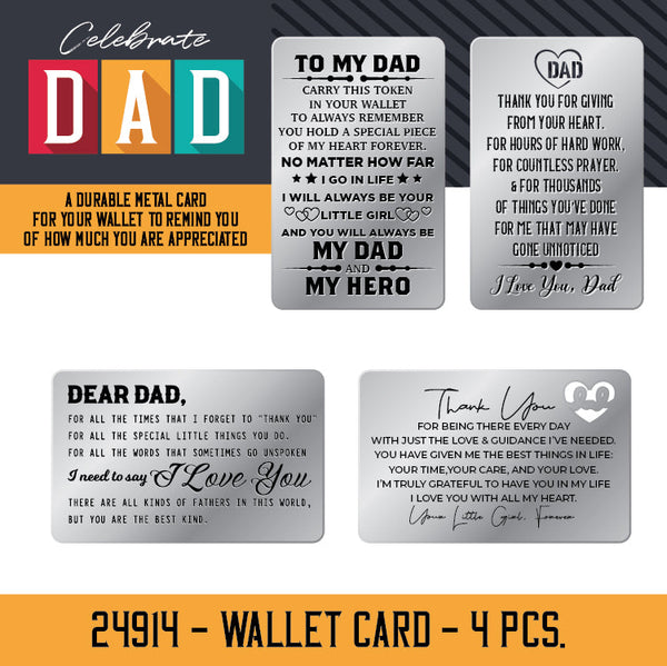 Father's Day Assortment Floor Display - 72 Pieces Per Retail Ready Display 88526