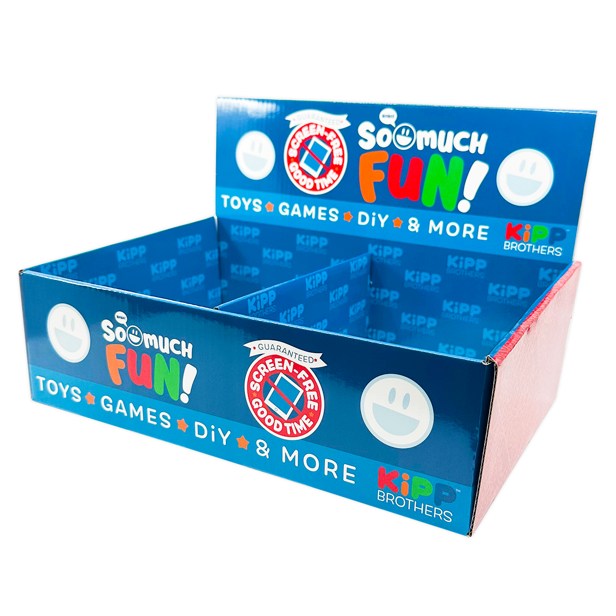 Merchandising Fixture - So Much Fun Toy Bin Shelf Display ONLY 978970