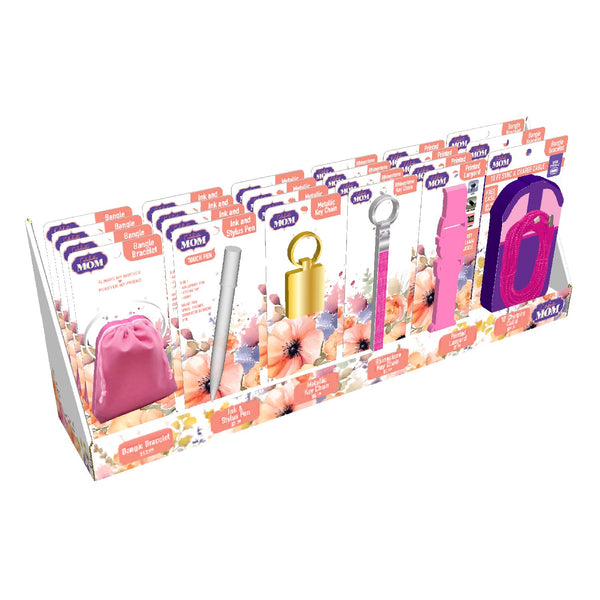 Mother's Day Celebrate Mom Assortment Floor Display - 72 Pieces Per Retail Ready Floor Display 88525