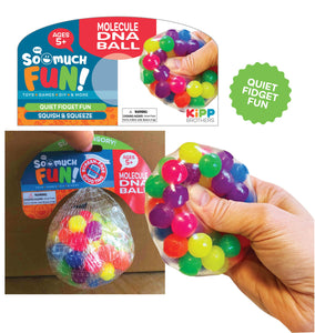 Squish and Squeeze Molecule Ball - 12 Pieces Per Pack 23215